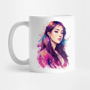 Pastel Cute Female Abstract Smear Mug